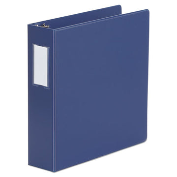 Universal® Deluxe Non-view D-ring Binder With Label Holder, 3 Rings, 2" Capacity, 11 X 8.5, Royal Blue freeshipping - TVN Wholesale